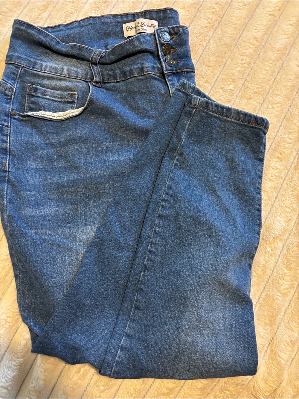 Ladies Classic Blue Denim Jeans